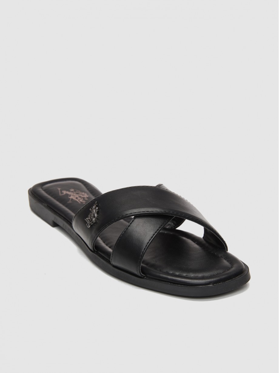 Mules γυναικεία μαύρα