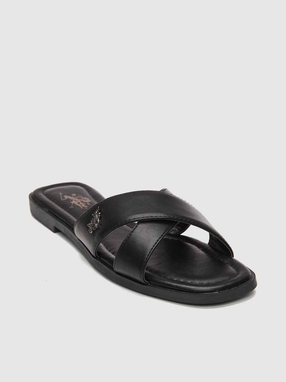 Mules γυναικεία μαύρα