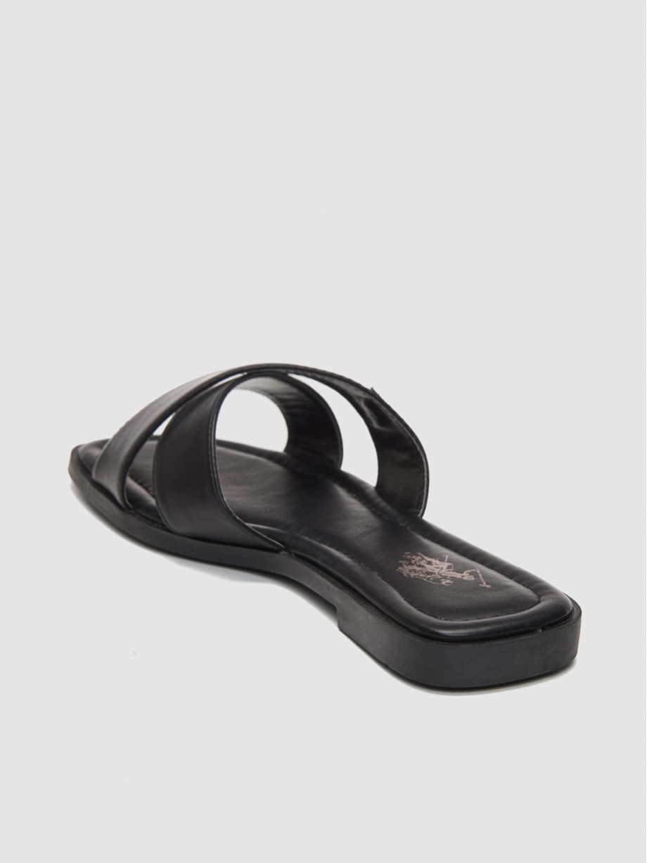 Mules γυναικεία μαύρα