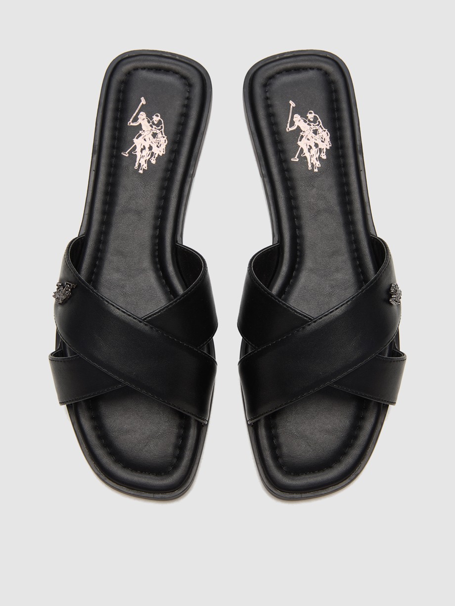 Mules γυναικεία μαύρα